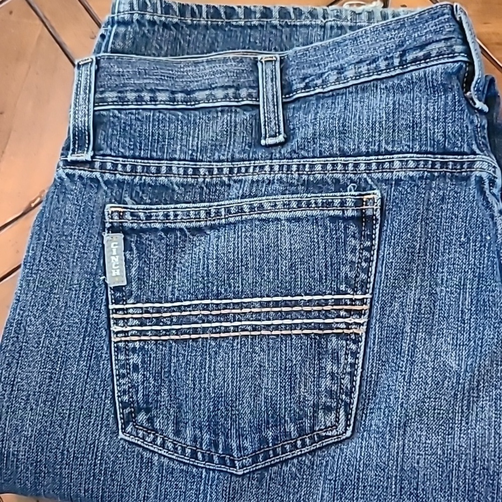 Cinch jeans bootcut Silver/gray Label. Made In Mexico.40"x34".,(1201B)100%cotton - Picture 16 of 16